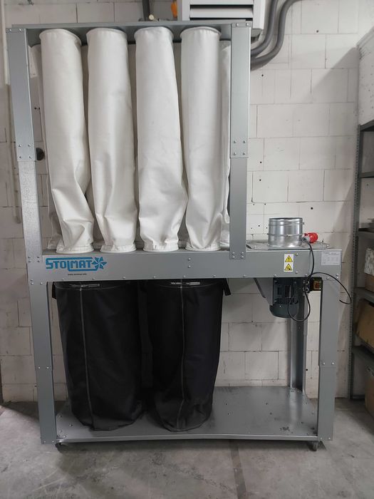 Odciąg do trocin 2 workowy STOLMAT ST-2/2G