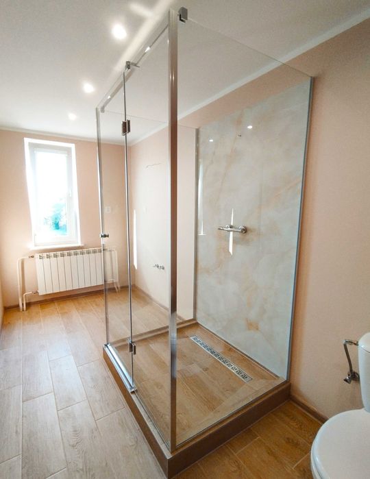 Kabina Prysznicowa na wymiar  Walk-in Zabudowy Szklane Balustrady