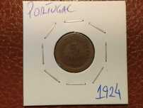 Portugal - moeda de 5 centavos de 1924