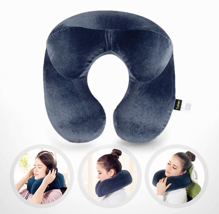 Подушка для шеи, Надувная Подушка для Путешествий Neck Pillow