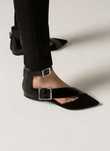 Uterque/Massimo Dutti baleriny szpic rock r. 38  prawie nowe