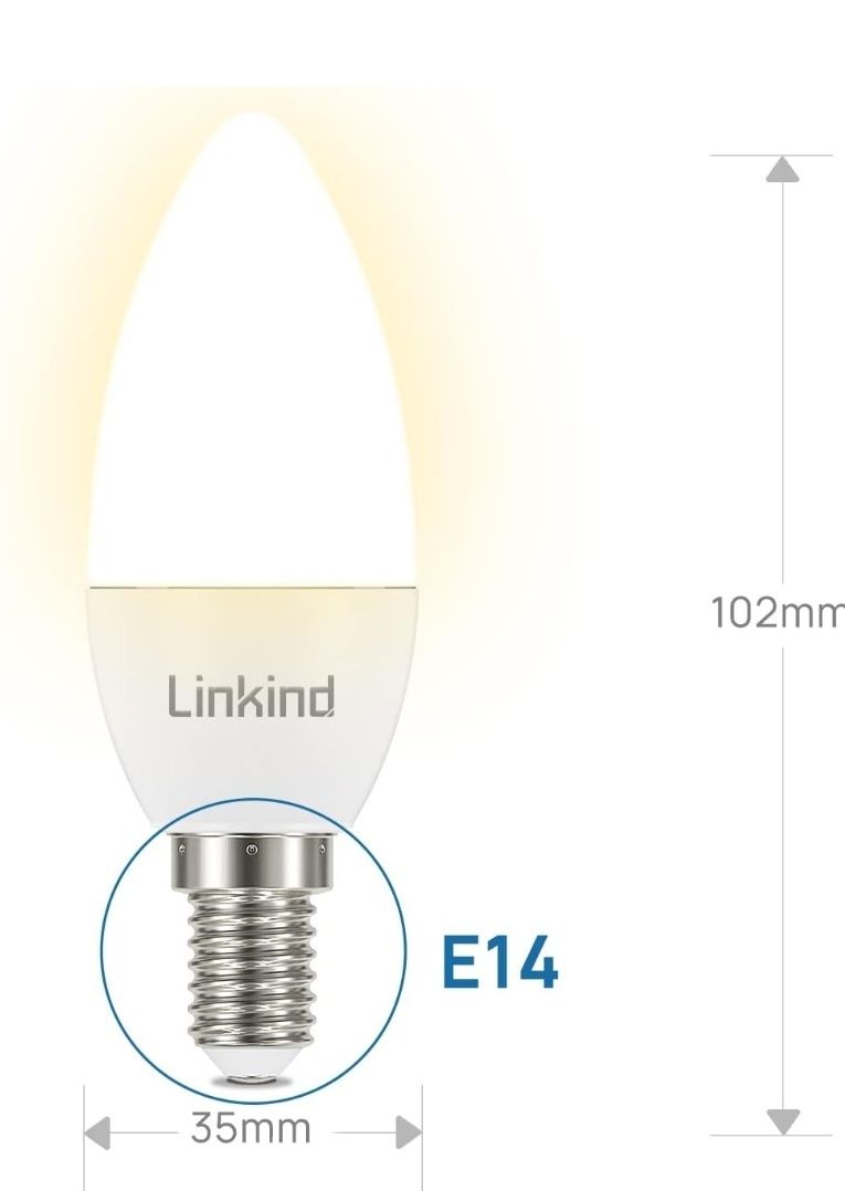 Żarówki ledowe E14 3 sztuki