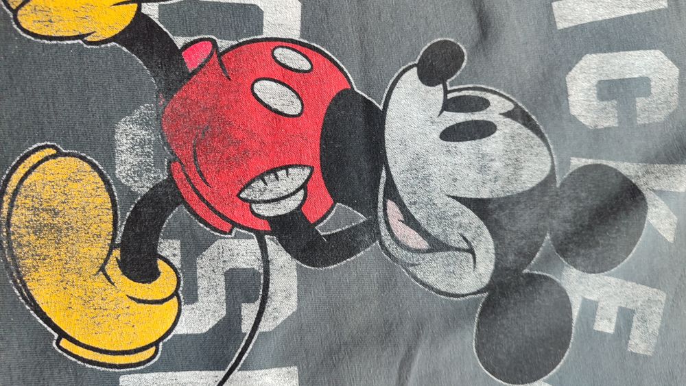 Szara koszulka z Myszką Mickey XS 34 HM t-shirt, bluzka Mickey Mouse