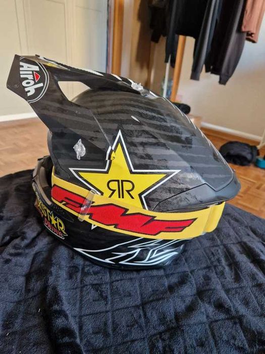 Kask Airoh Twist + golge FMF rozmiar M