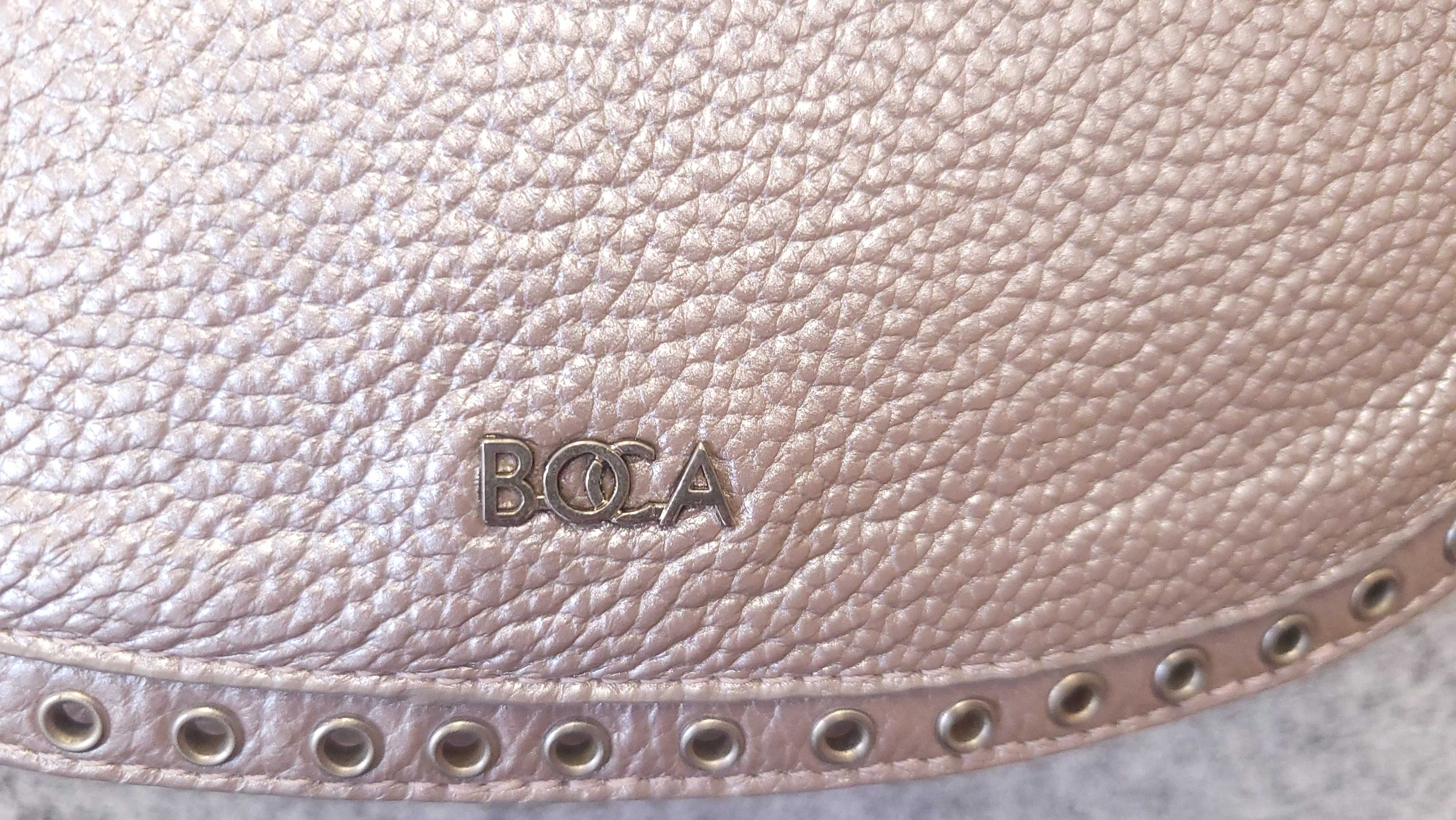 BOCCA skóra skórzana torebka listonoszka daag