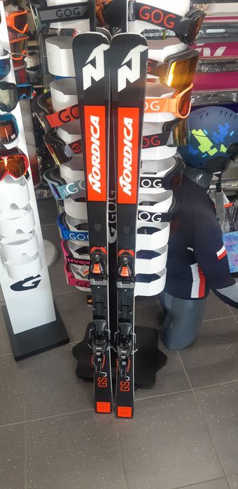 Narty Nordica Dobermann GSJ 157CM + wiązania Marker tlt race 10