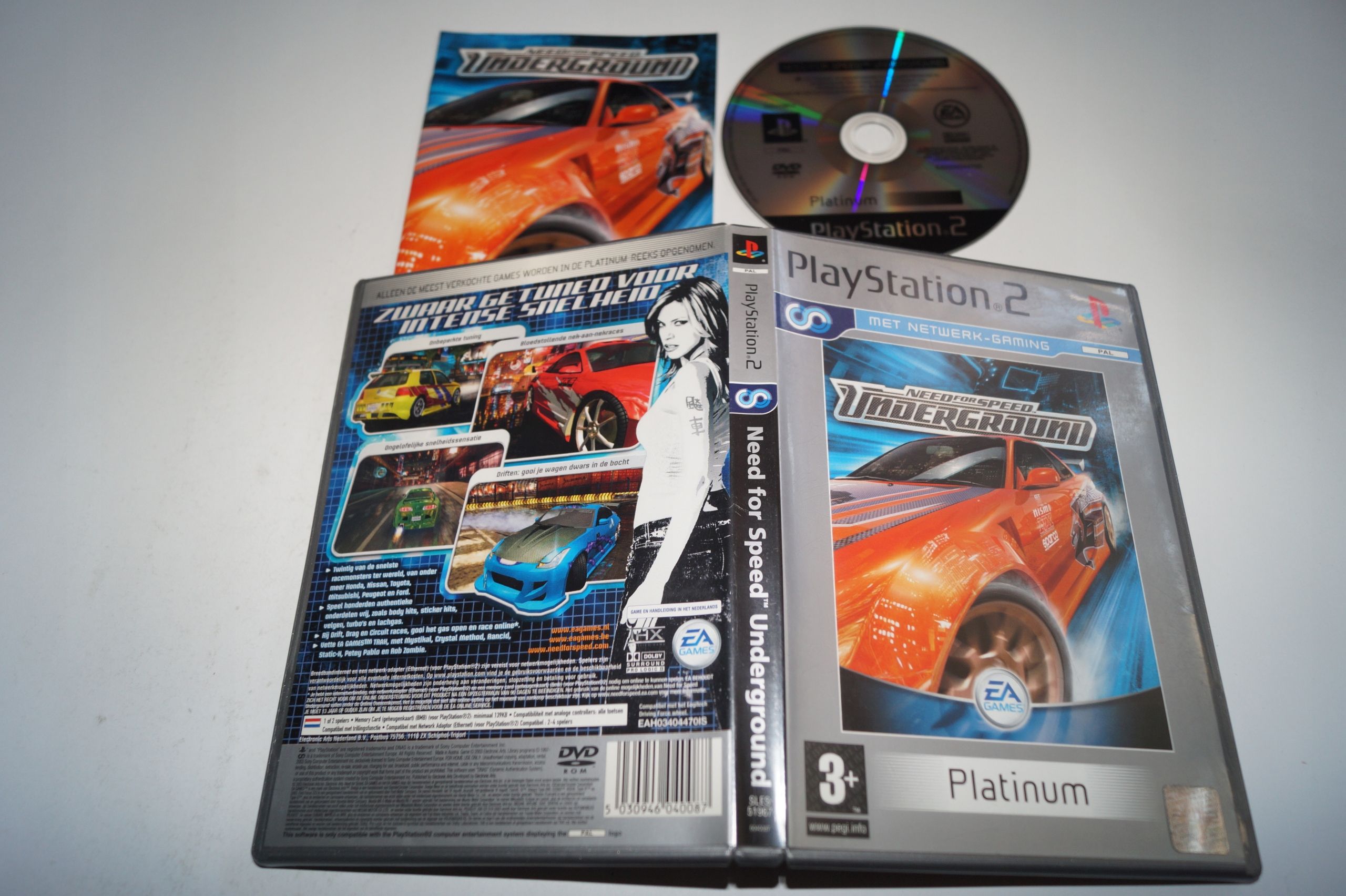 Ps2 Need For Speed Underground Playstation 2 (Ps2) Pudełkowa