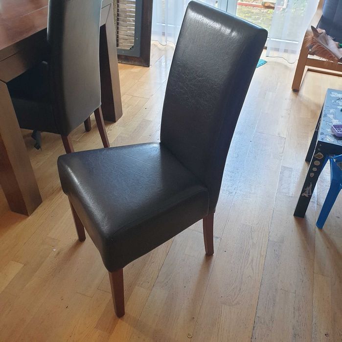 Stół jadalny rozsuwany z krzesłami 8 szt.