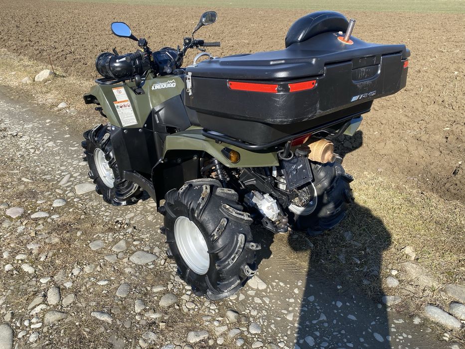 Suzuki KINGQUAD 400  4x4 wyciagarka kufry pług snieżny