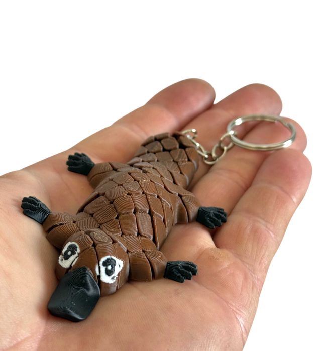 Brelok ruchomy Dziobak, druk3D, dekoracja-mini figurka-zabawka-prezent