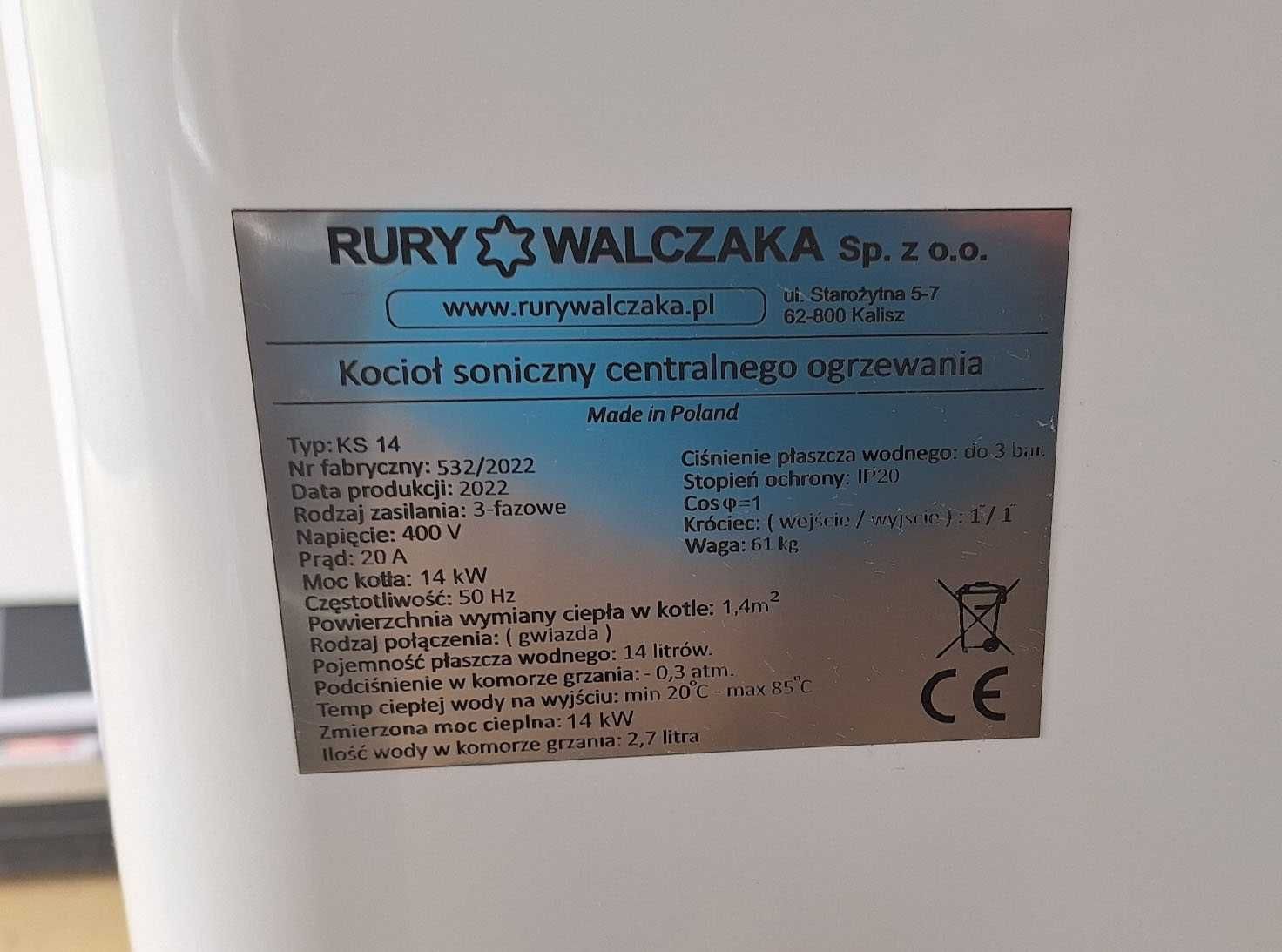 Kocioł soniczny 14 kW