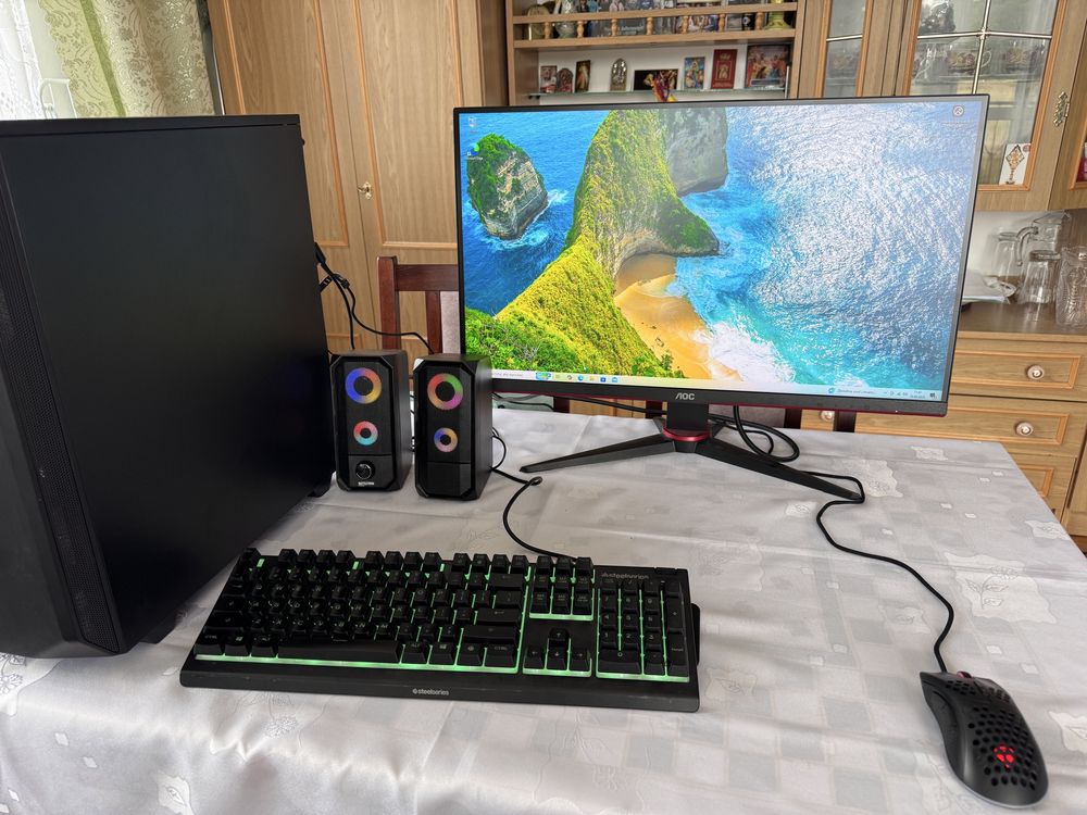 Komputer gamingowy i9 RTX2070 64GB RAM dysk 2.5Tb monitor 10850k aoc