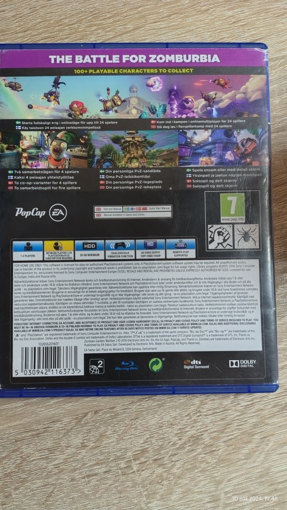Plants vs zombies garden warfare 2 PS4 stan używany