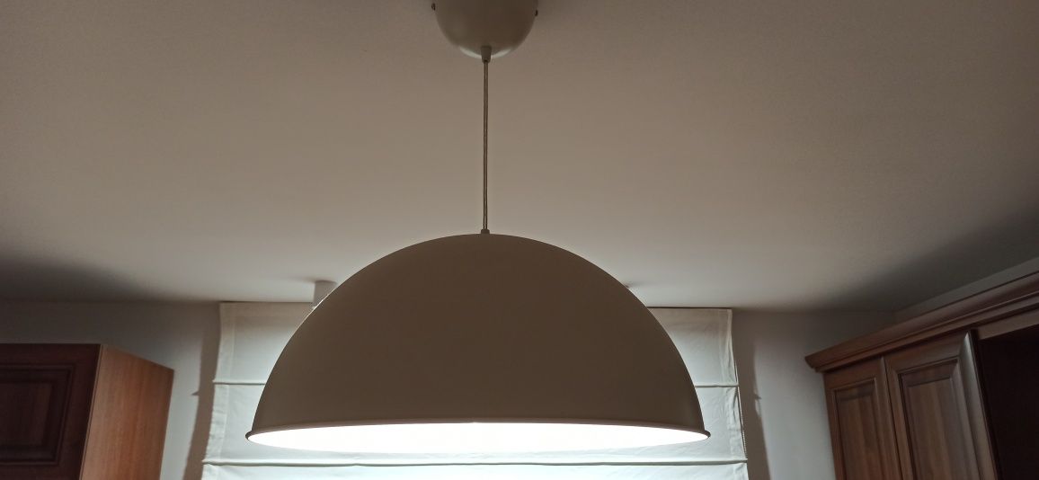 lampa biala sufitowa 50cm loftowa