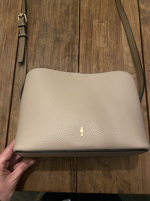 Ochnik Beżowa mała torebka damska - nowa bez metki