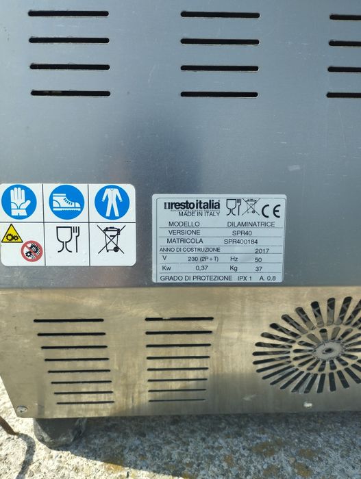 Тісторозкатна машини