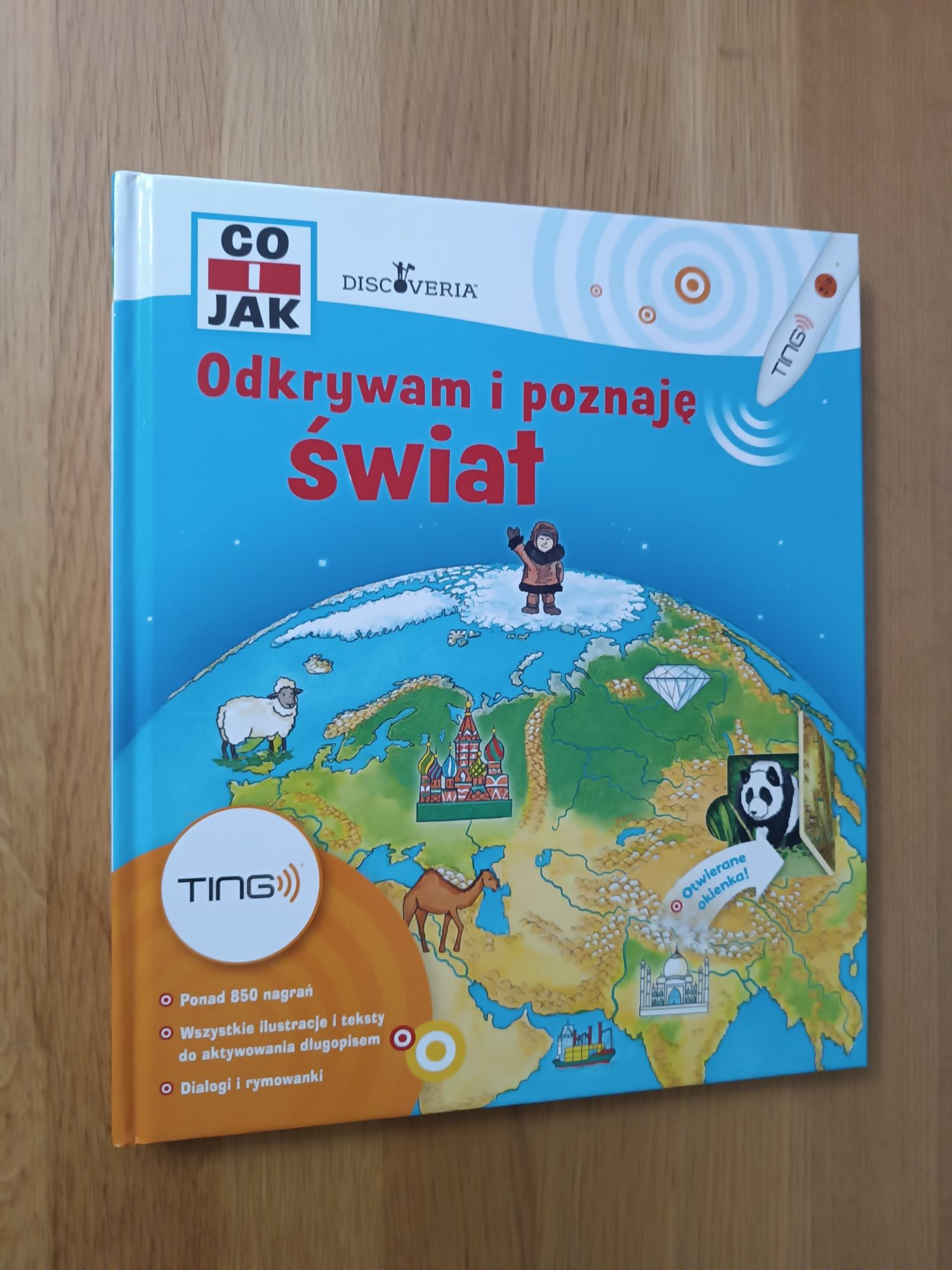 Ksiazka odkrywam świat ting
Discoveria.
Empik.