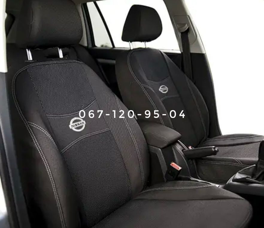Чохли чехлы авточехлы Nissan Juke Note Rogue Leaf Qashqai Micra Almera