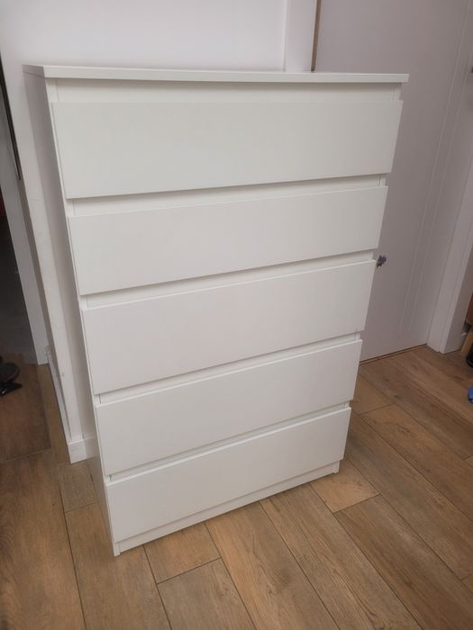 Komoda IKEA MALM biała 5 szuflad