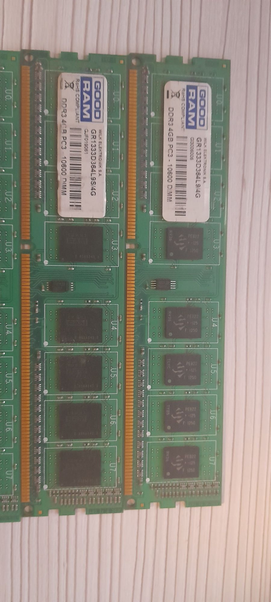 память 16гб DDR3 1333 mhz Good ram комплект 4 шт по 4гб