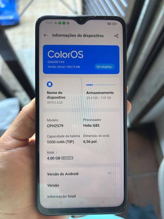 Telemóvel OPPO A38