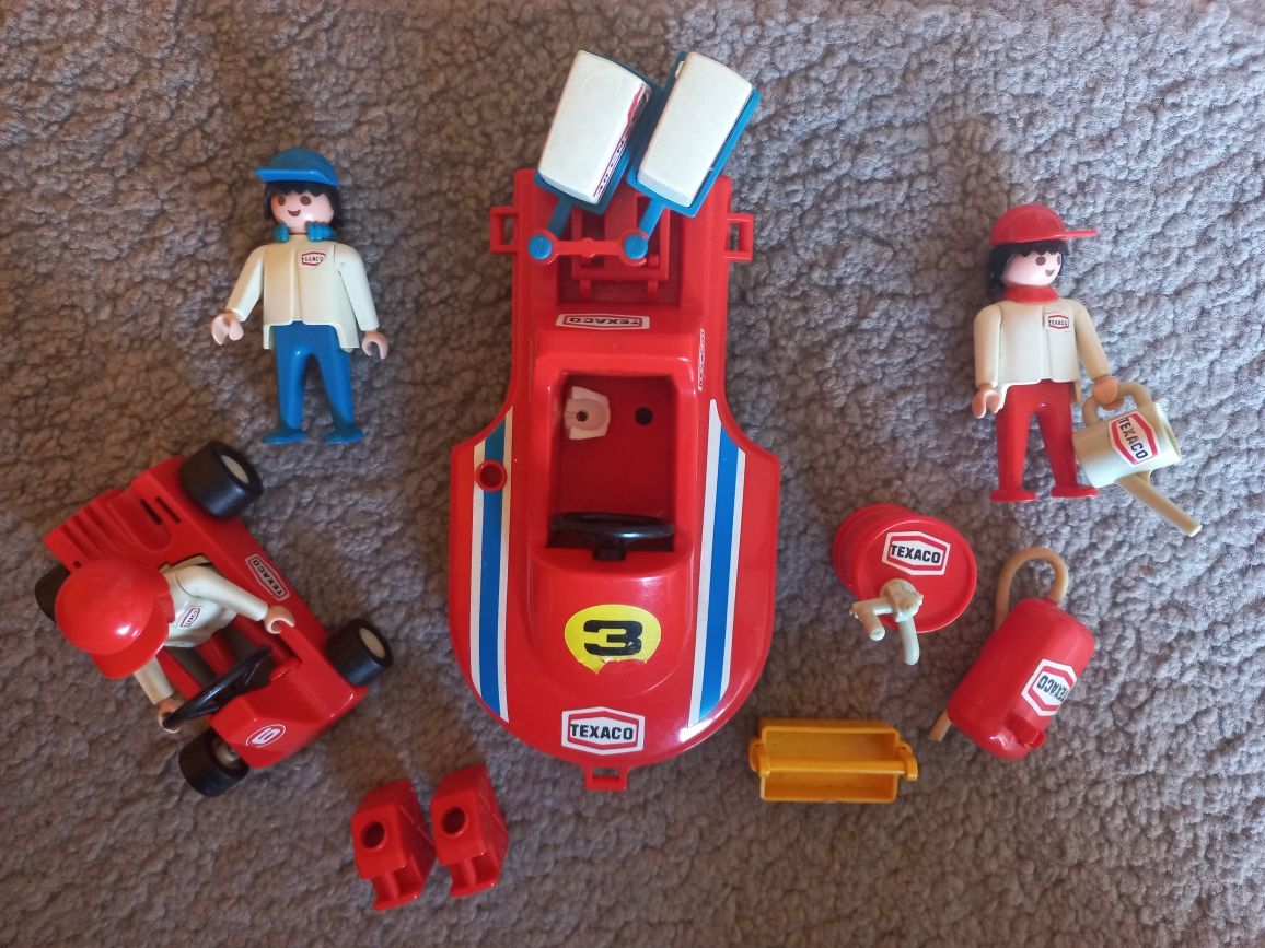 Conjunto de Playmobils Texaco