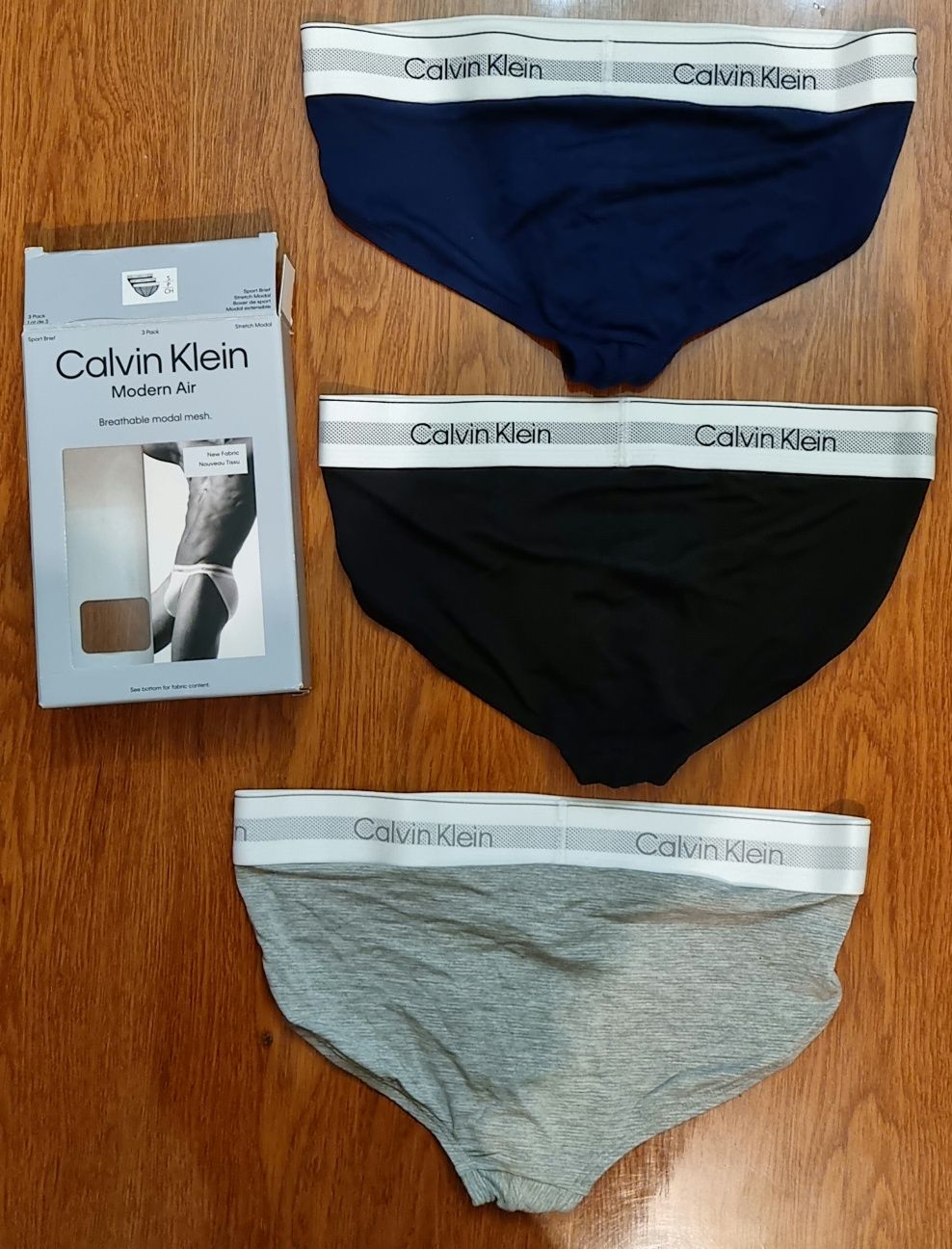 Calvin Klein чоловічі бріфи (3 шт) SPORT BRIEF