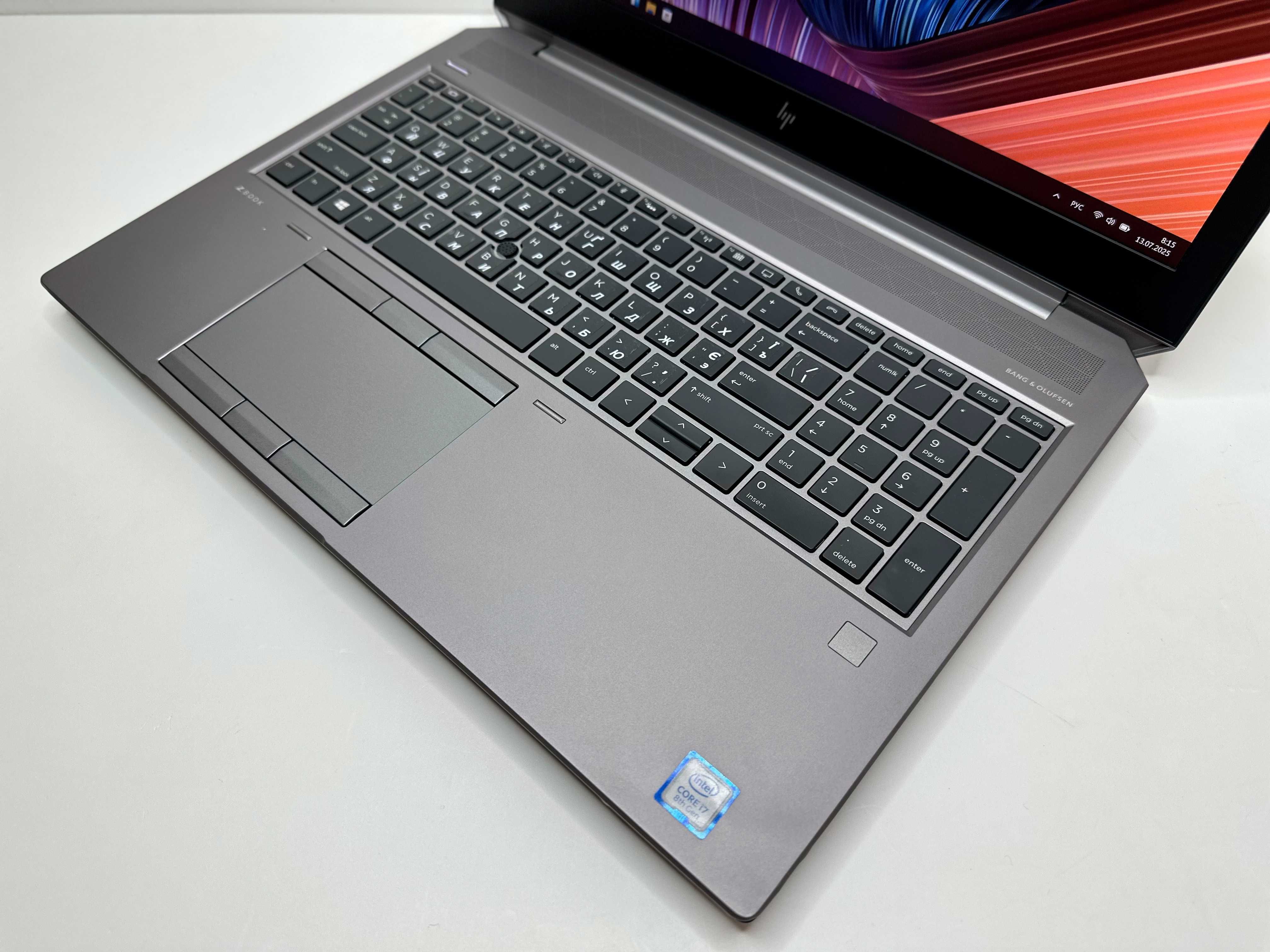 Потужний HP ZBook 15 G5, Core i7-8850H, 32Gb, SSD 256Gb+1Tb, FHD IPS