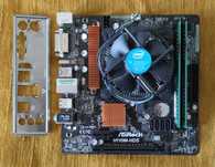 Płyta Asrock H110 + i5-7500 + 16GB RAM DDR4