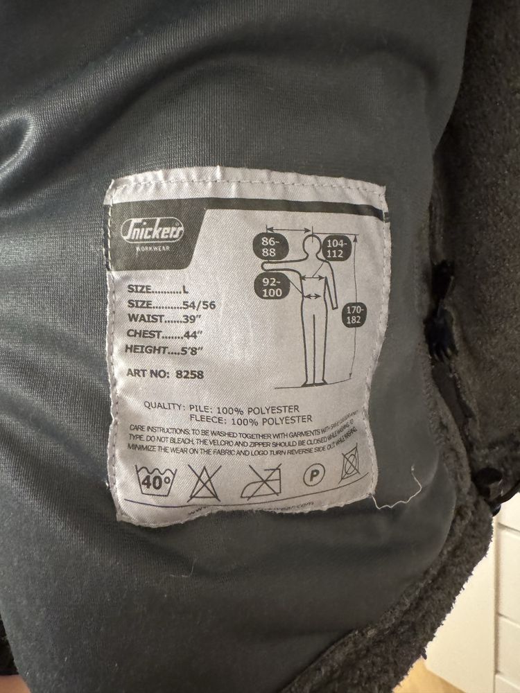 Bluza polarowa kurtka Fleecy misiek Snickers Workwear L bhp robocza