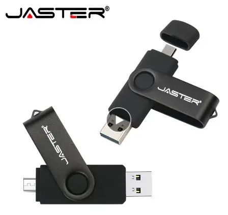 USB Флешка Jaster 3 в 1 64ГБ TYPE-C/USB 3.0