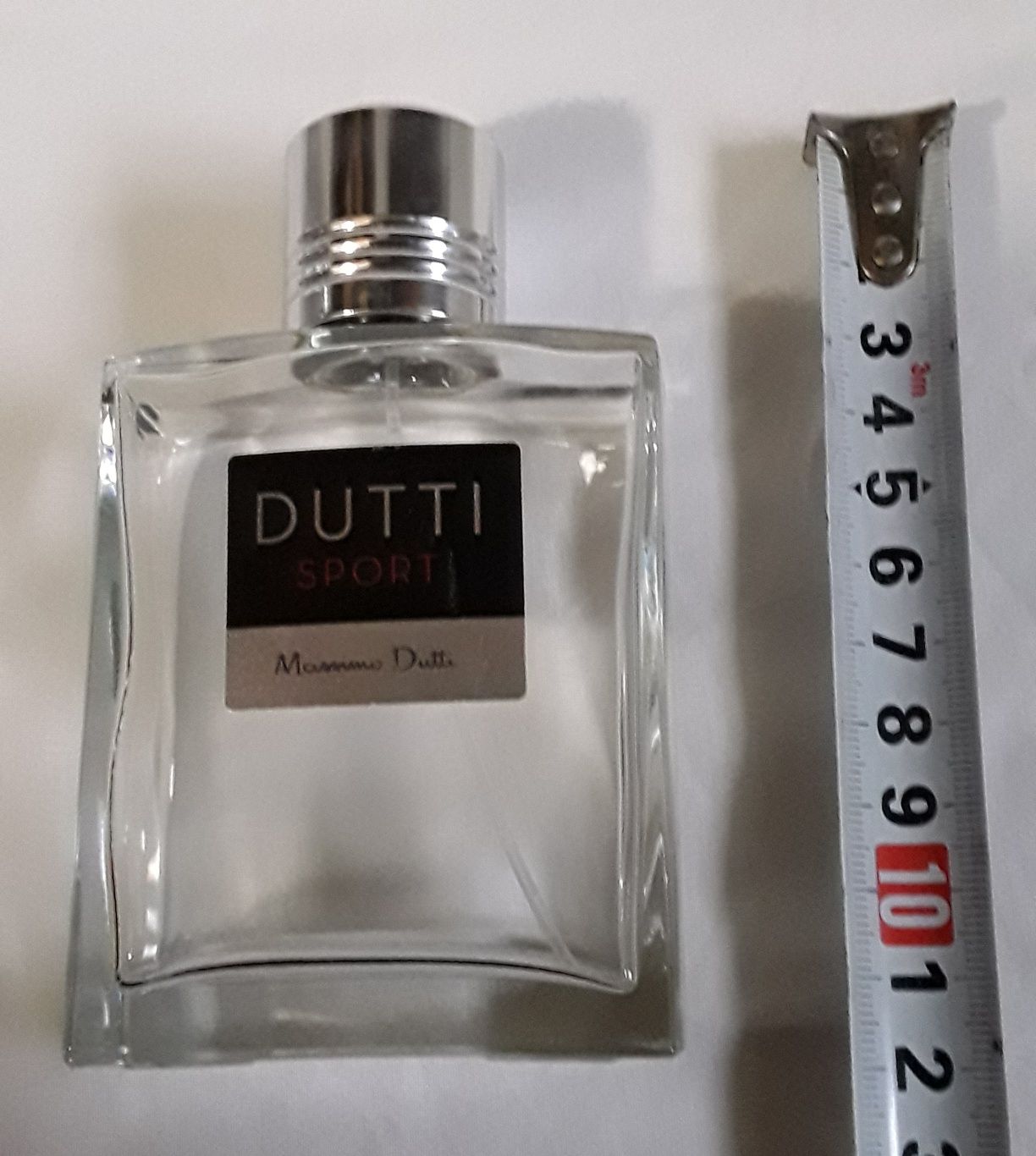 Frasco VAZIO de perfume Massimo Dutti Sport