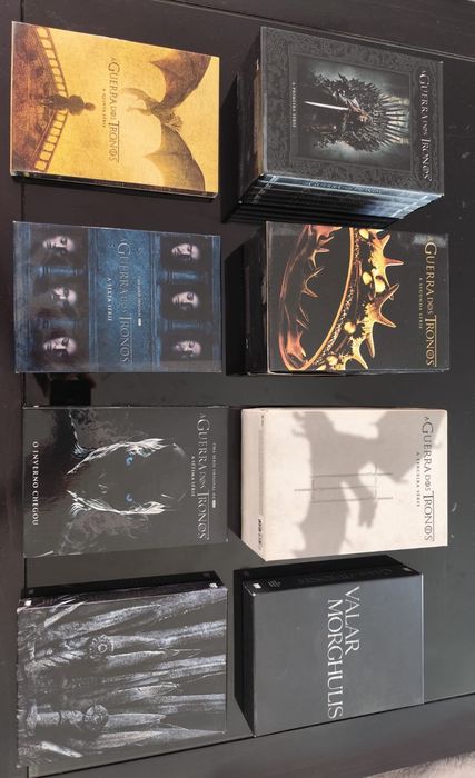 Colecção completa em DVD da Guerra dos tronos