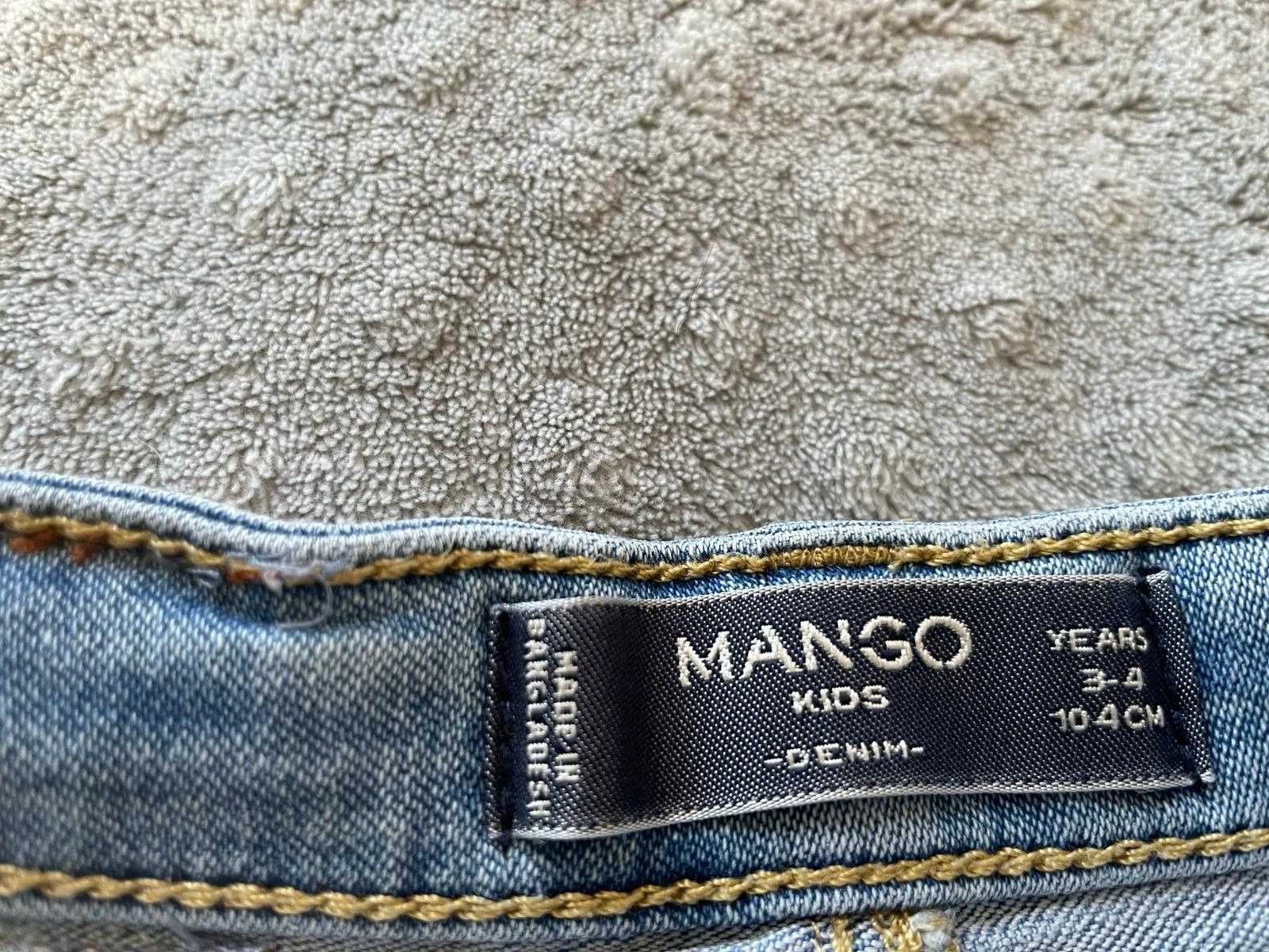 Śliczna jeansowa spódniczka Mango 104cm
