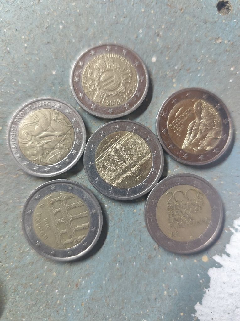 Moedas de 2€ diferentes