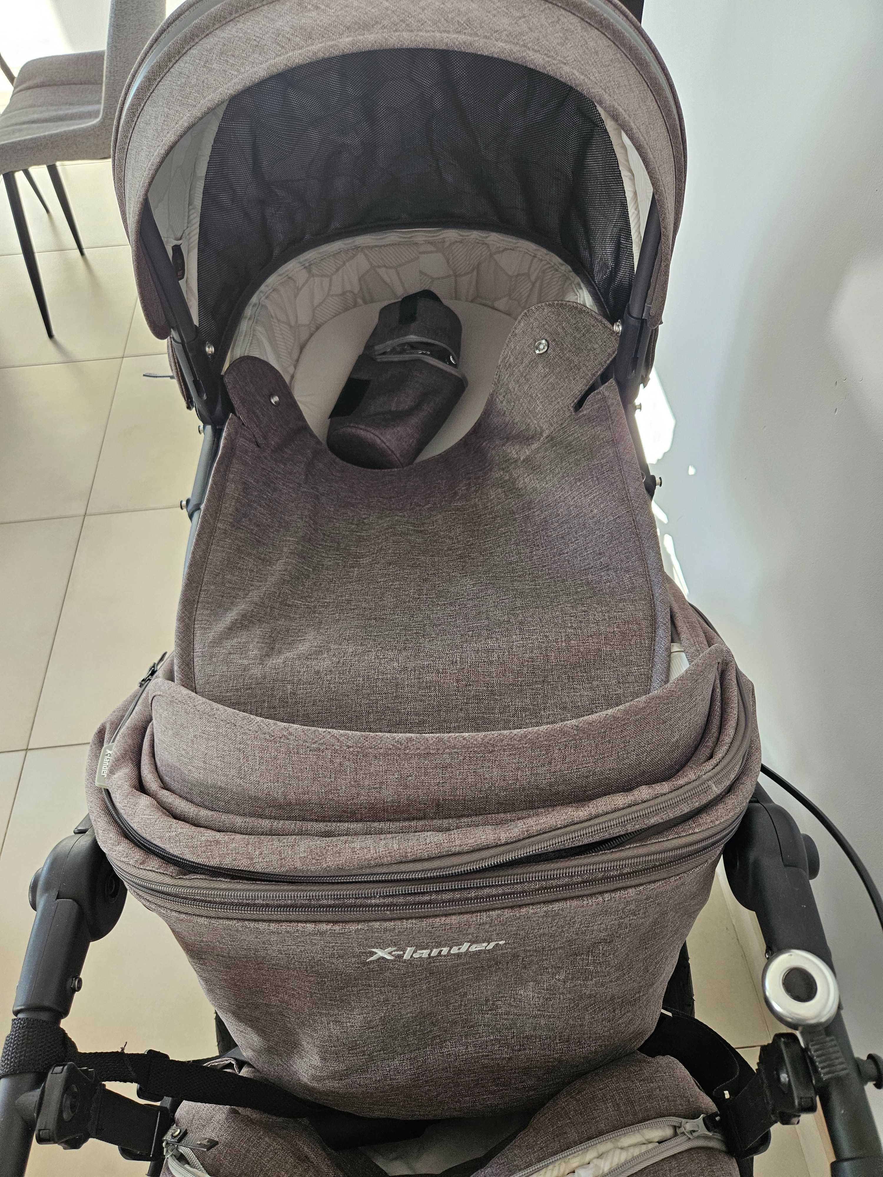 Wózek spacerowyX-LANDER X-RUN biegowy AZURE GREY