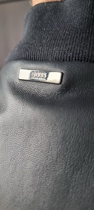 Куртка кожаная Hugo  Boss