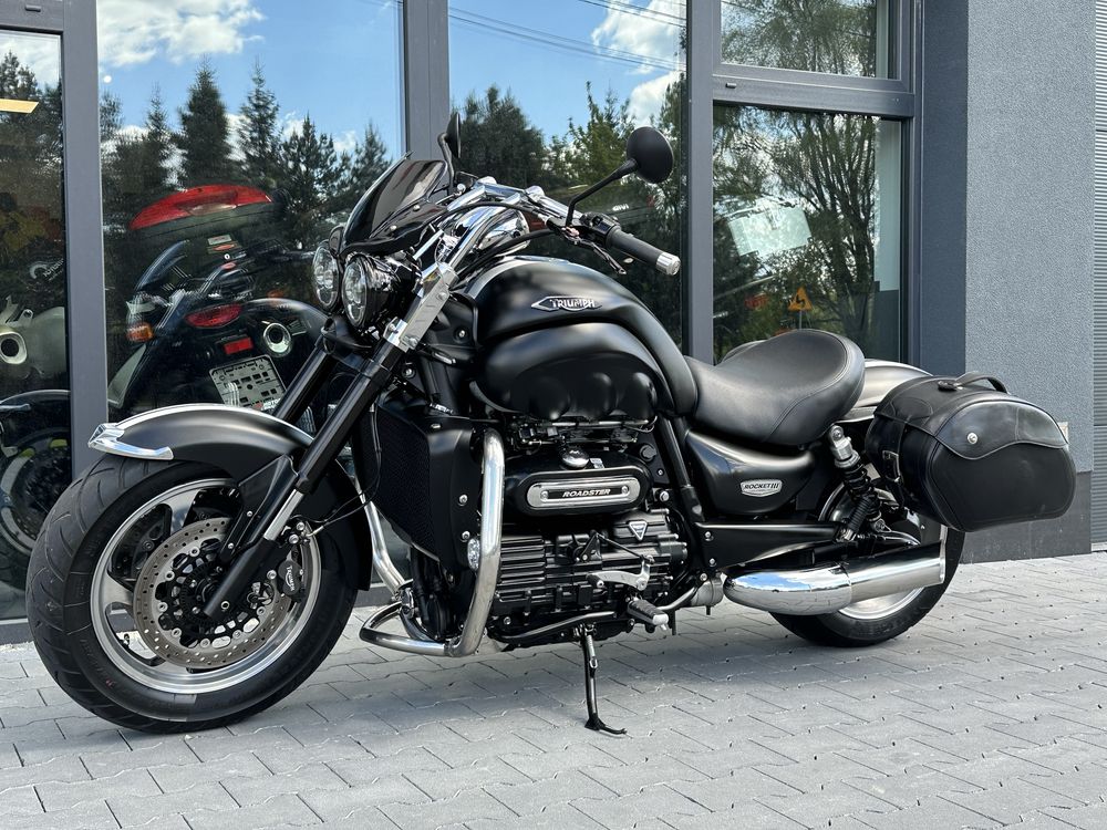 Jedyny taki w PL Triumph Rocket III Roadster Custom BLACK 2014r ABS !!