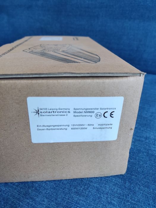 Інвертор Solartronics NM600 12 В 600 НОВИЙ! З Німеччини! Вигідна ціна!