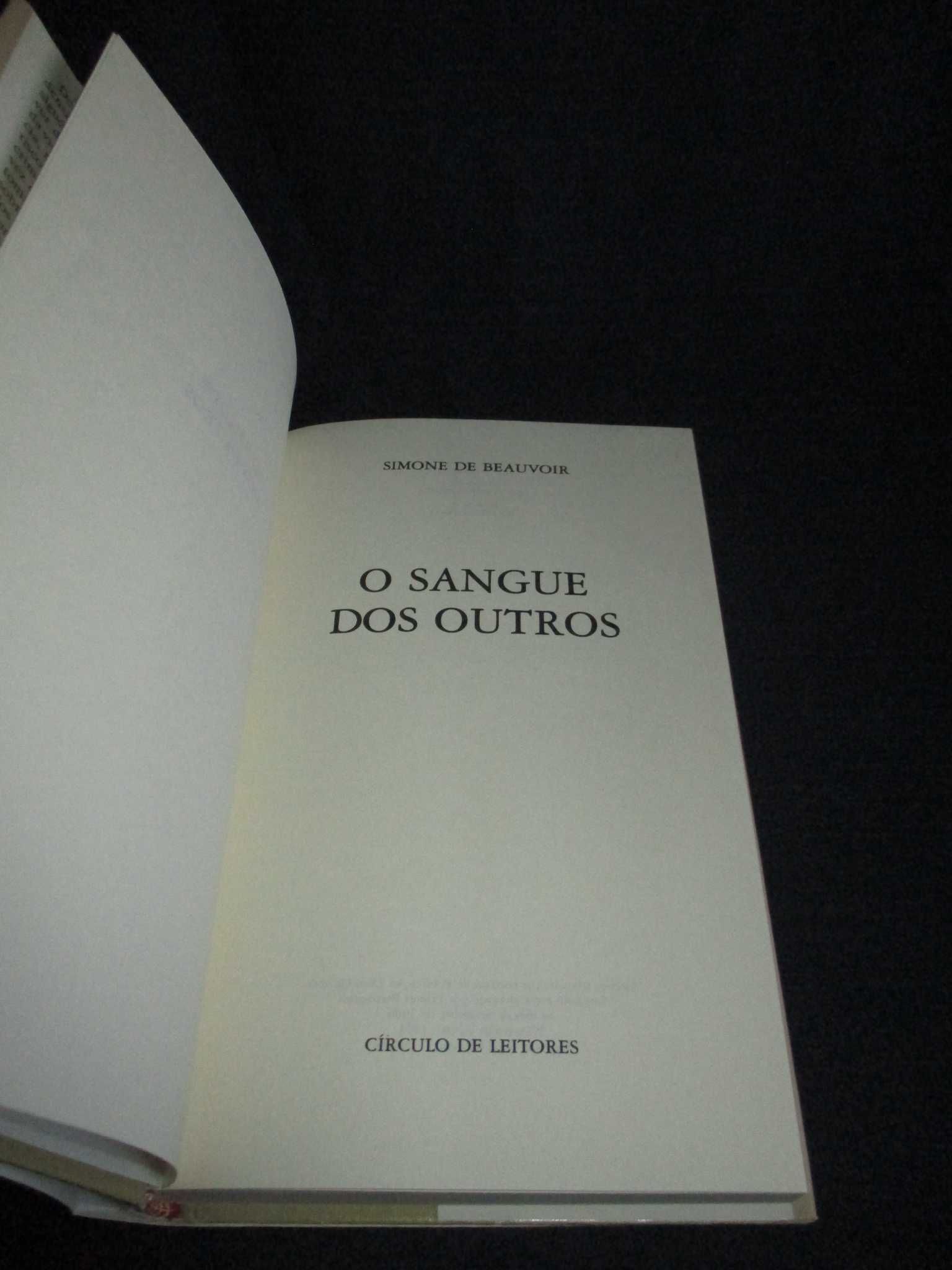 Livro O Sangue dos Outros Simone de Beauvoir