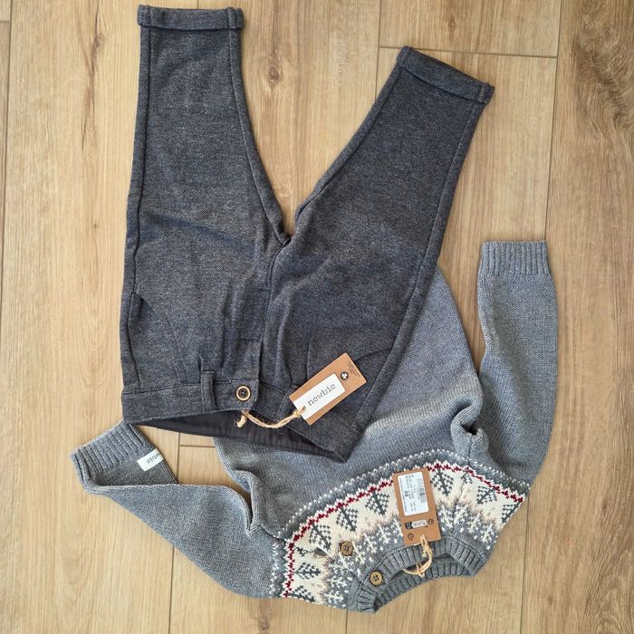 Komplet Newbie spodnie i sweterek NOWY 80