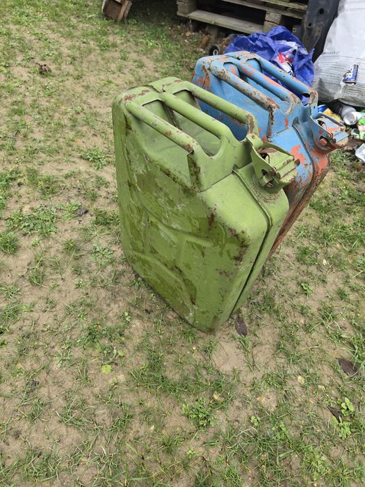 2x Kanister metalowy na Paliwo 20l