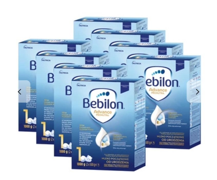 8 kg karton mlek Bebilon 1 Pronutra