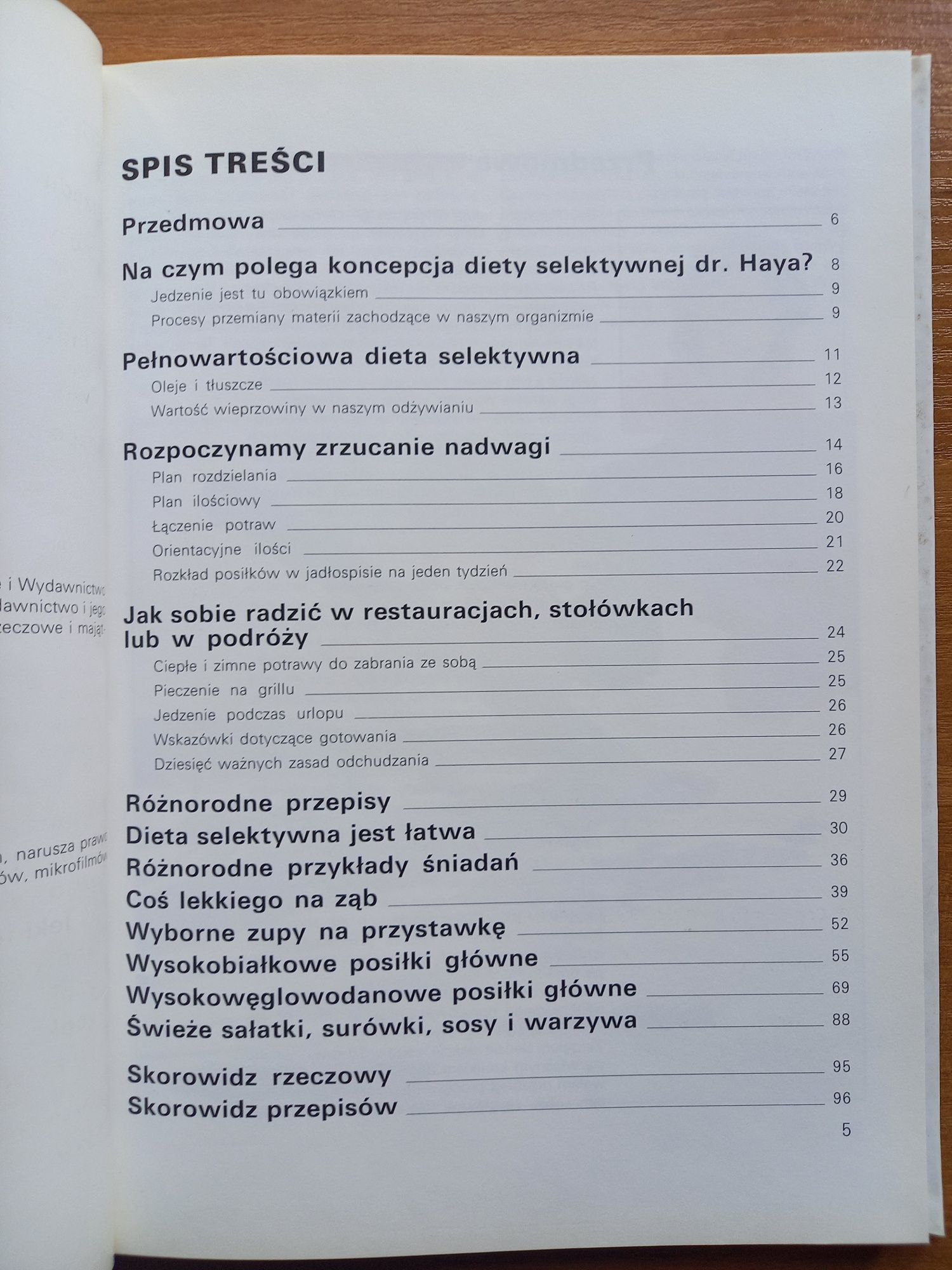 Dieta odchudzająca - metoda sekektywna dr Haya - ponad 100 przepisów