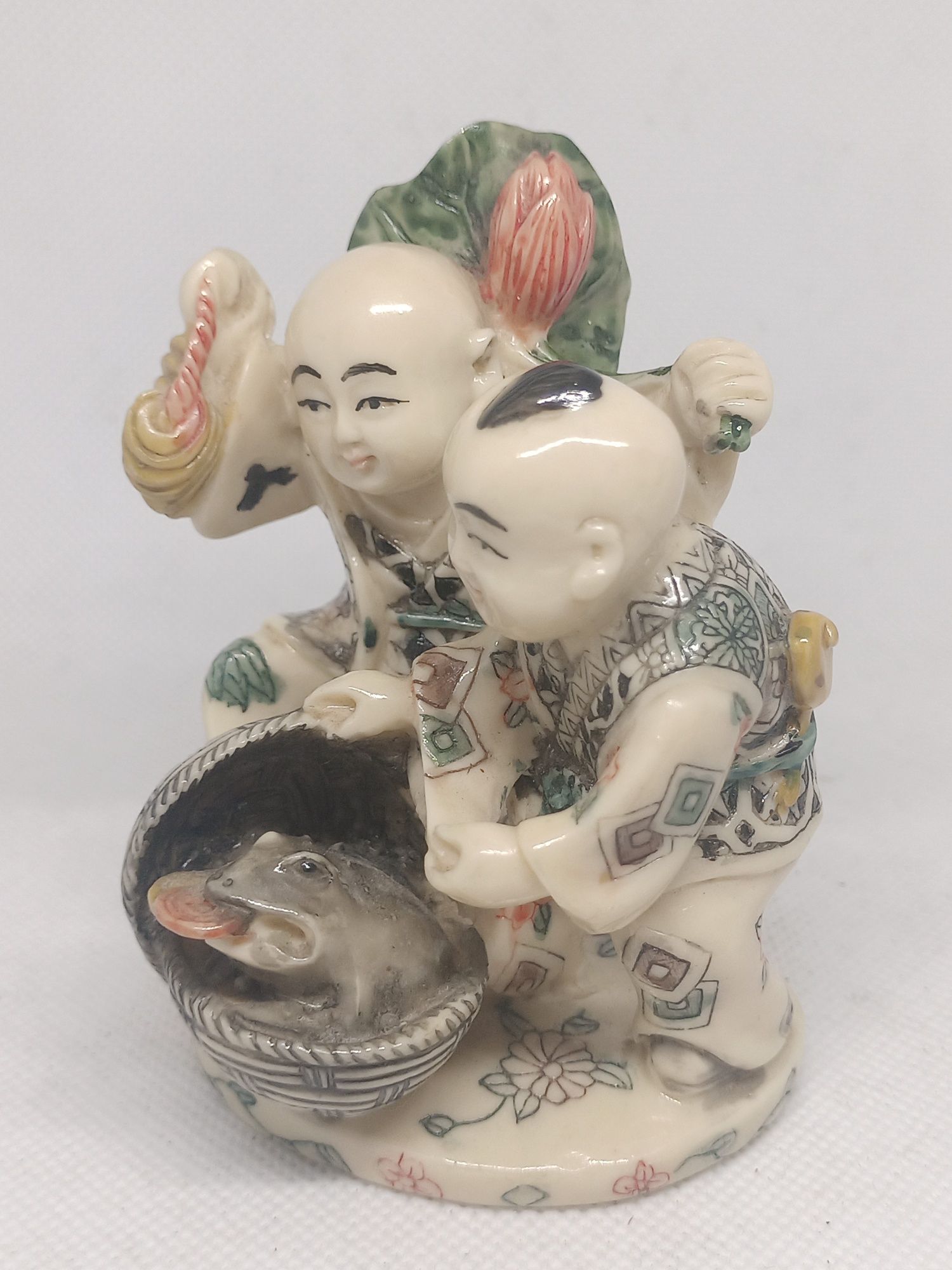 Okimono de camponeses chineses