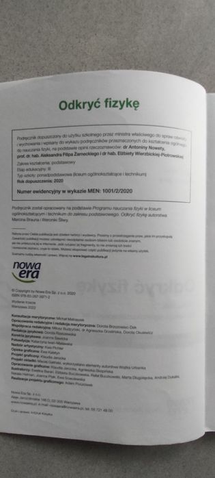 Odkryć fizykę 2 zakres podstawowy