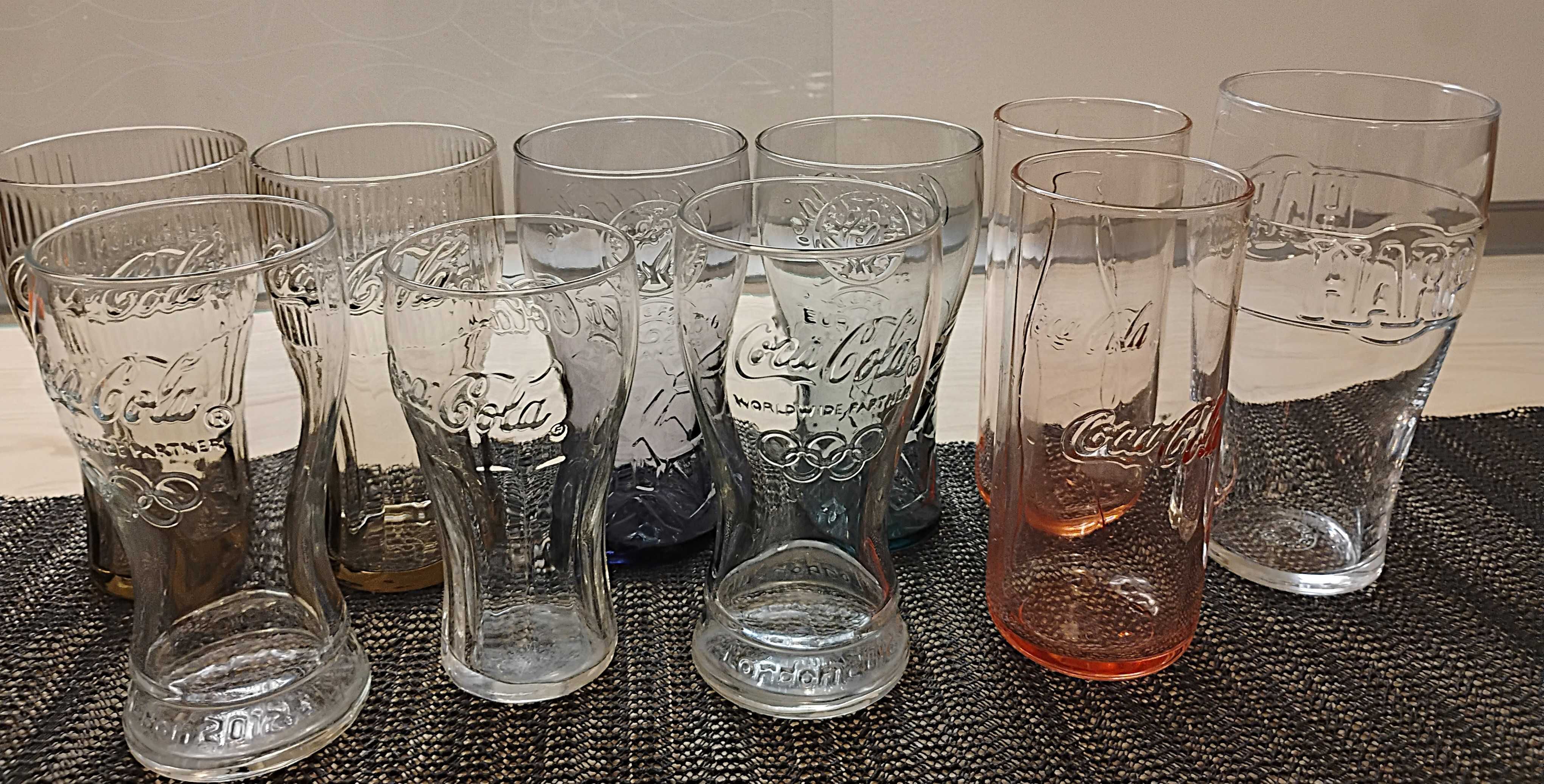 szklanki Coca Cola