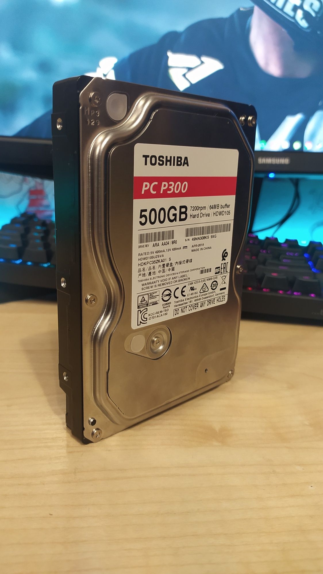 HDD Toshiba 500 GB 7200 rpm