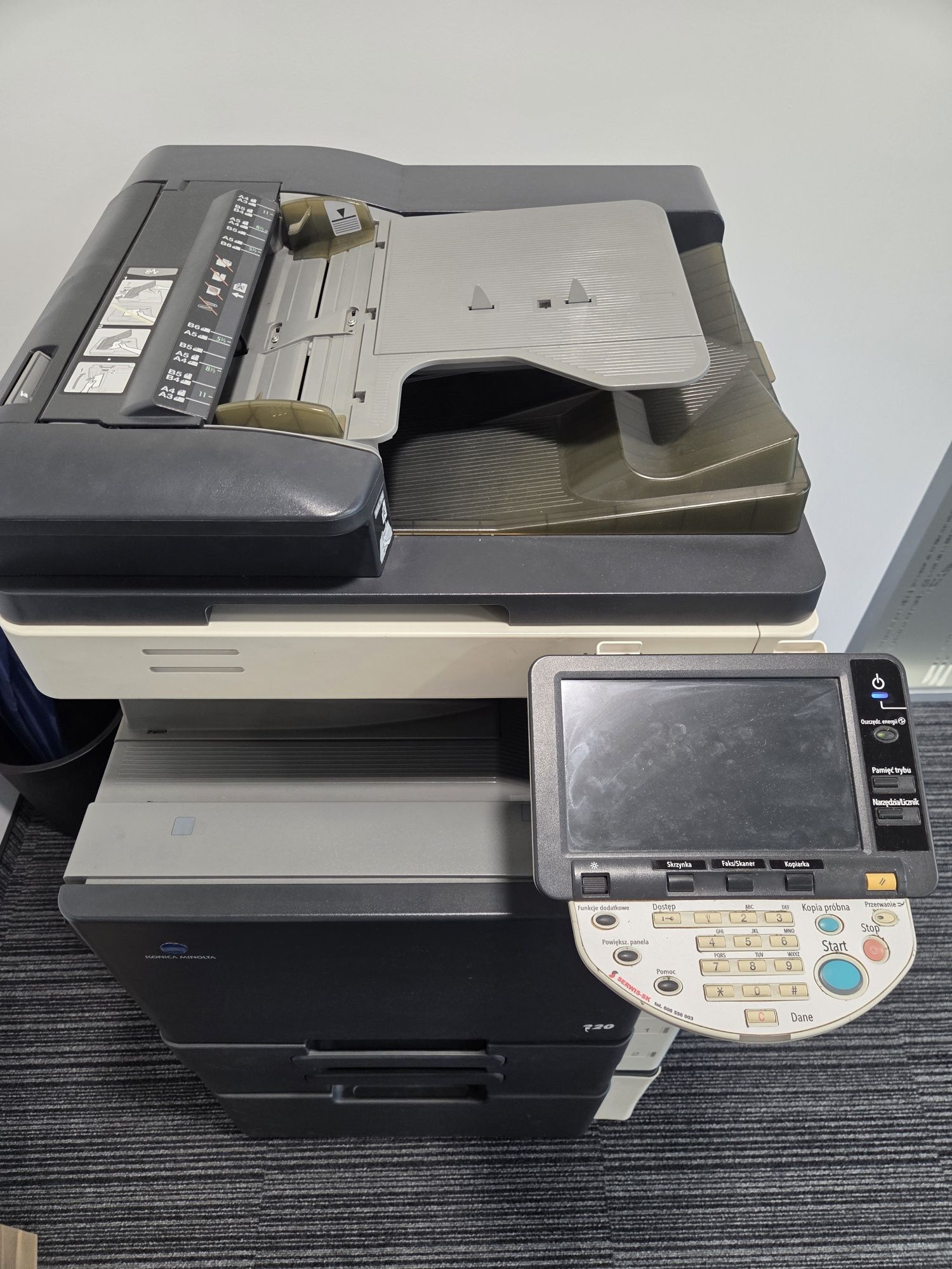 Konica Minolta 220 drukarka skaner
