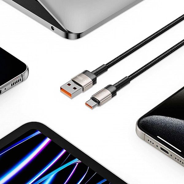 Kabel Tech-Protect UltraBoost Evo USB-C / USB-C 100W 5A 2m - tytanowy